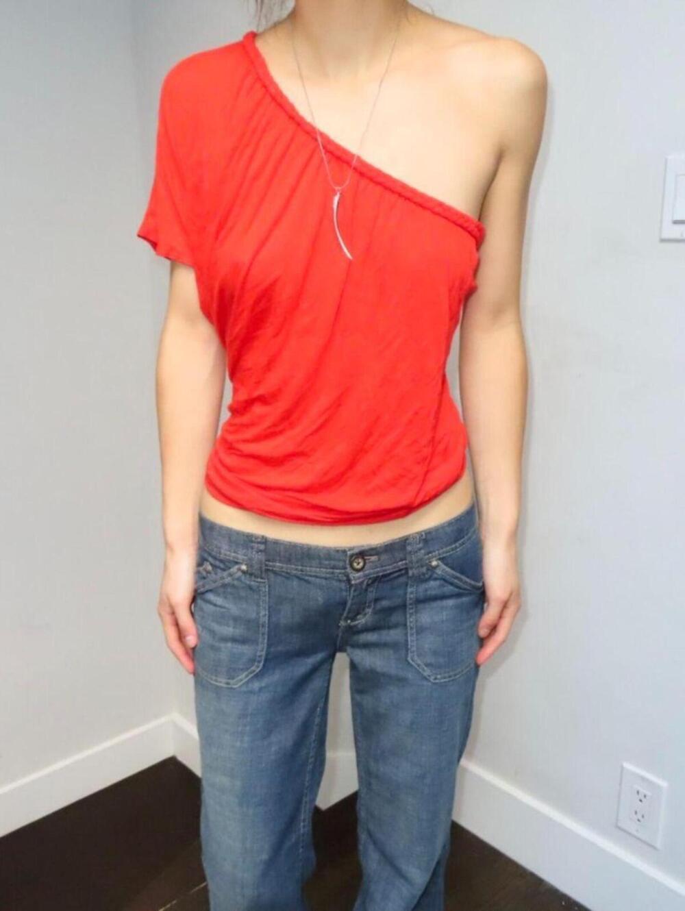 Wet Seal Women's Red Shirt
